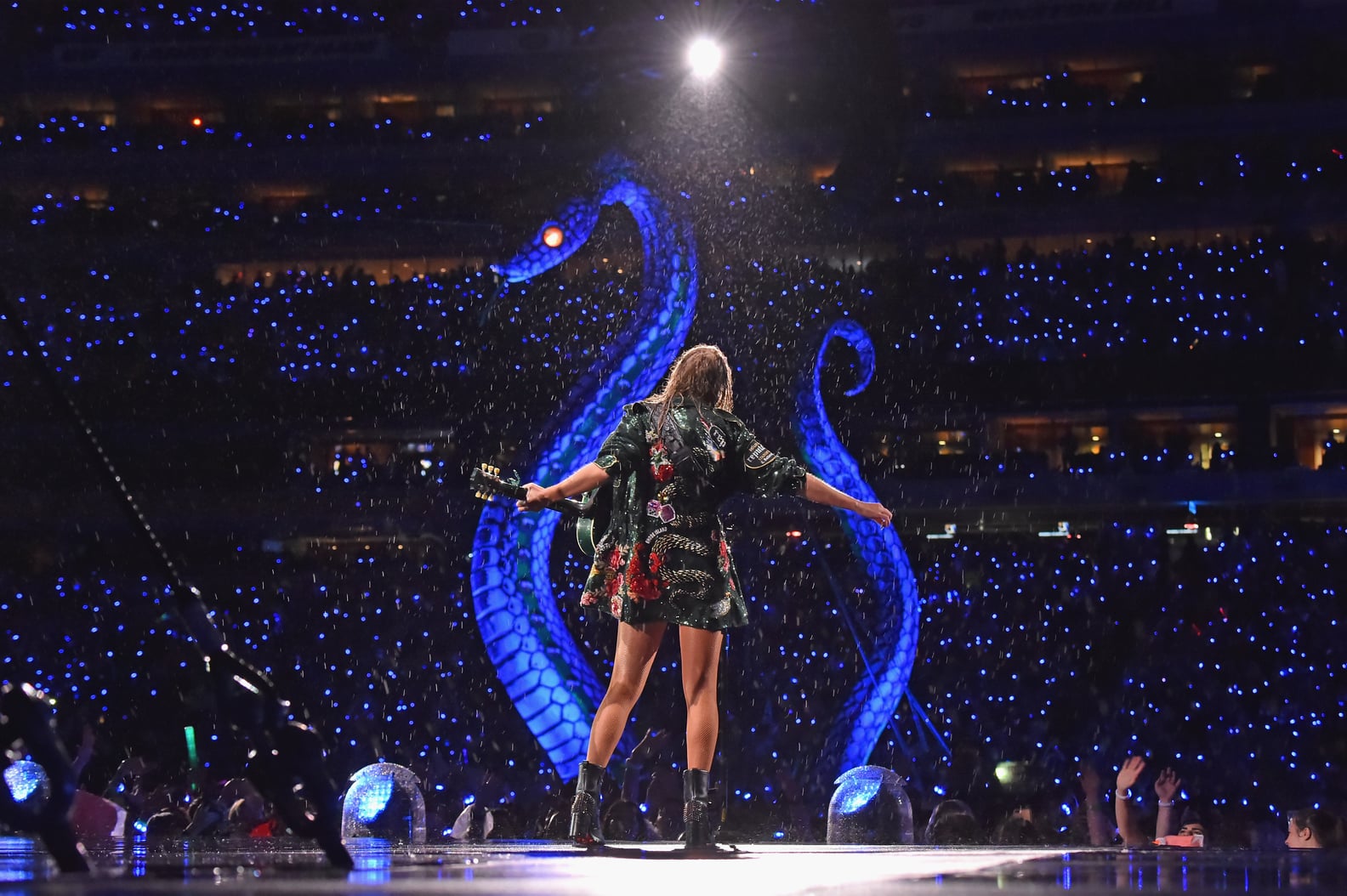 Taylor Swift Reputation Concert in the Rain Photos | POPSUGAR Celebrity