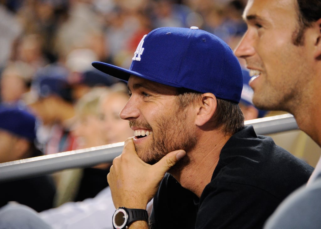 He took in an LA Dodgers game in September 2011.