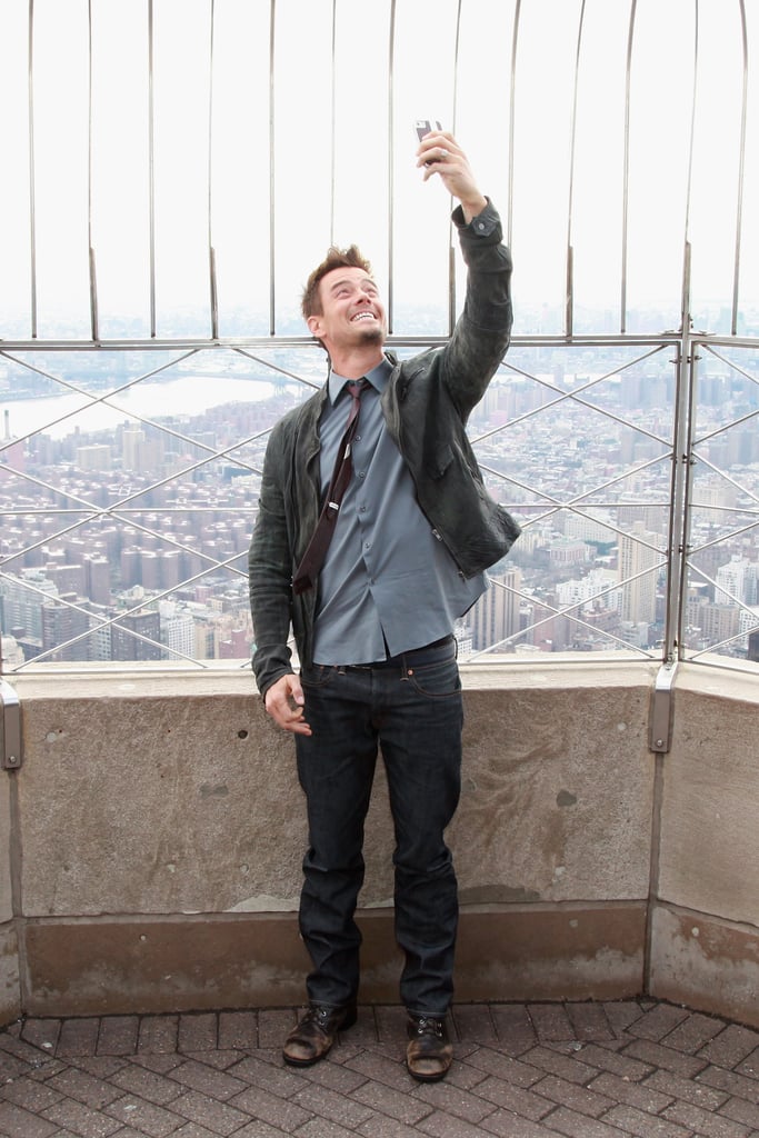 Josh Duhamel captured his February 2013 visit to the Empire State Building.