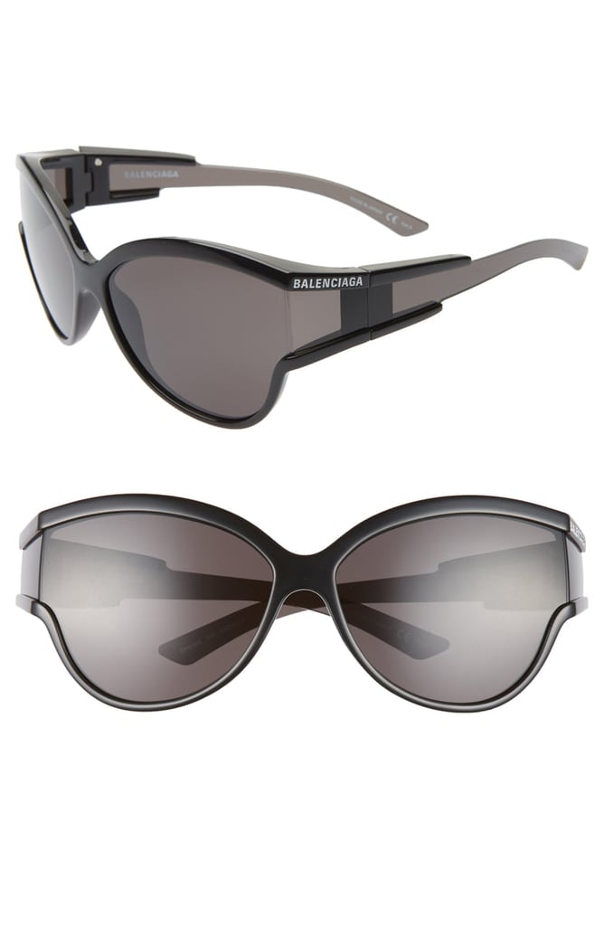 Balenciaga 63mm Oversize Cat Eye Sunglasses