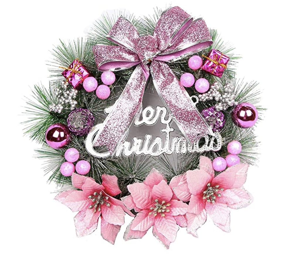 SSPalu Christmas Wreath Hanging Decor Wall Garland