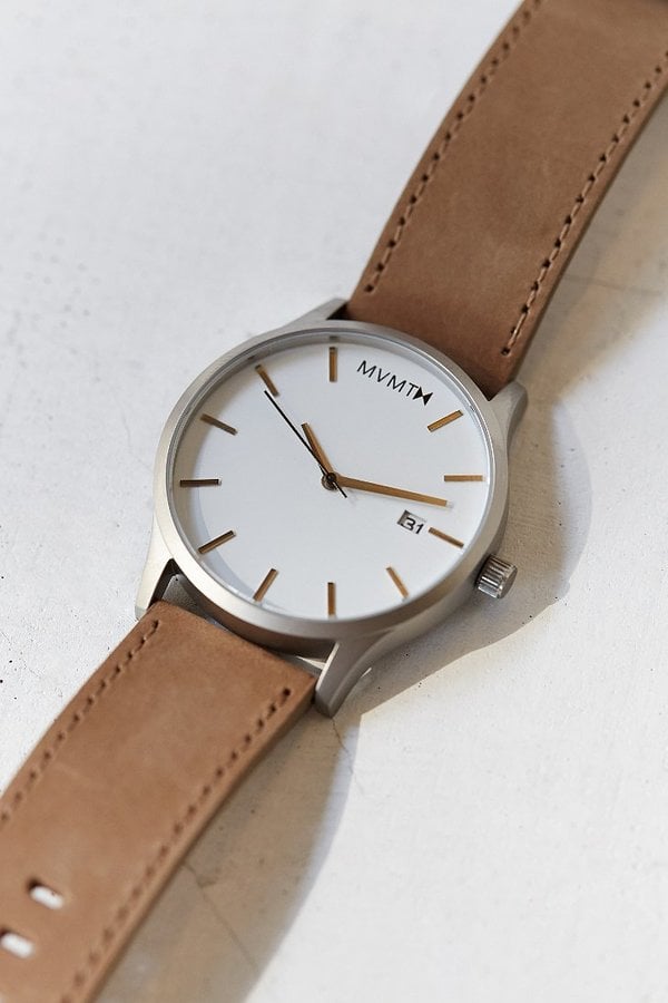 For Him: Leather Watch