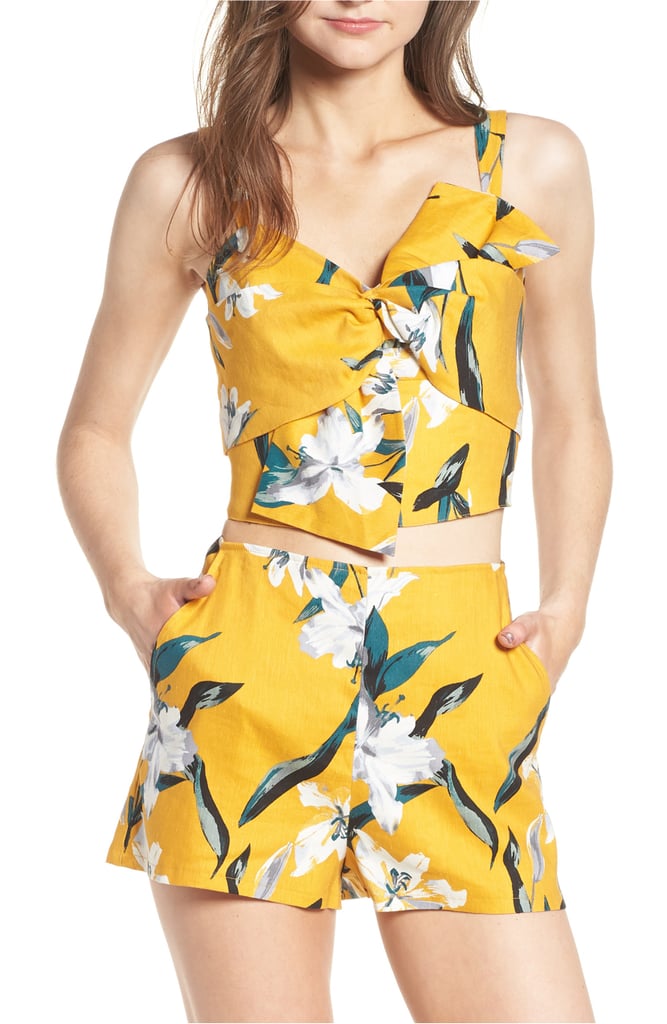 Leith Twisted Sculpture Crop Top
