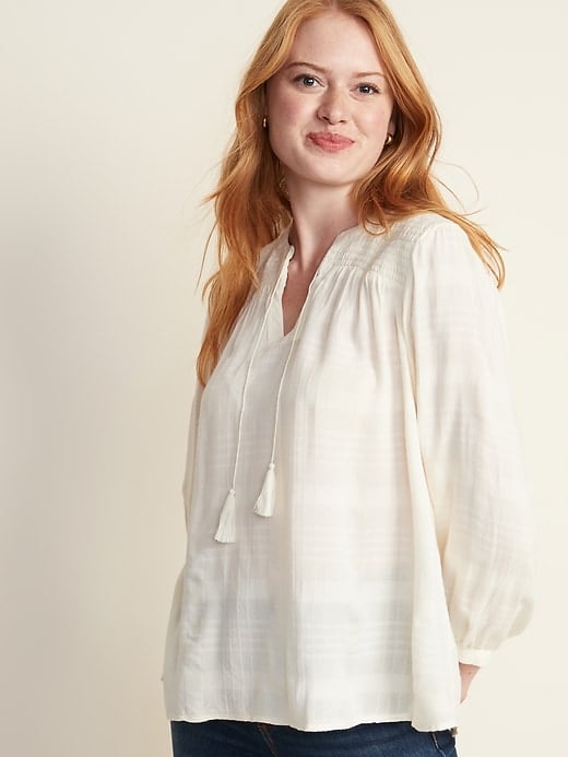 Boho Tassel-Tie Top