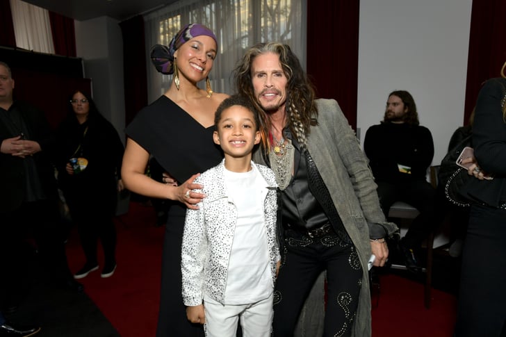 Alicia Keys With Her Sons at 2019 iHeartRadio Music Awards | POPSUGAR ... image.