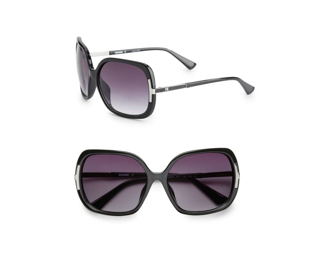 Missoni Oversize Square T-Bar Sunglasses ($320)