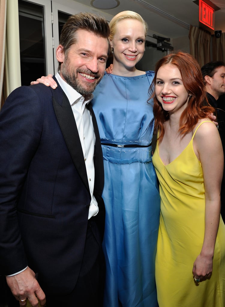 Pictured: Hannah Murray, Nikolaj Coster-Waldau, and Gwendoline Christie