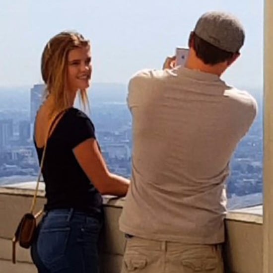 Leonardo DiCaprio and Nina Agdal at the Griffith Observatory