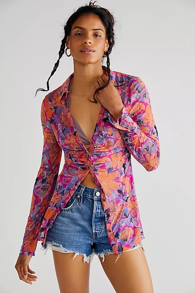 A Colourful Top: Free People Lucky Shirtee