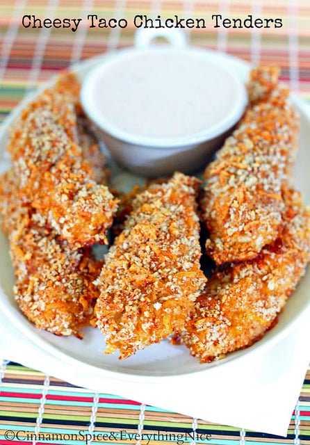 Cheesy Taco Chicken Tenders