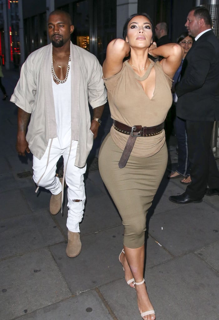 Pregnant Kim Kardashian at Glastonbury Festival | Pictures