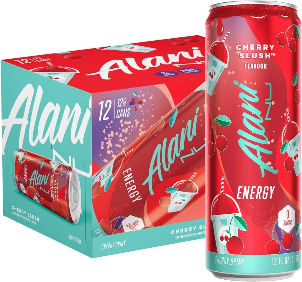 Alani Nu Energy, 12-Pack ($17, originally $20)
Nothing hits quite like an energy drink before a workout that also doubles as a sweet treat. The rave reviews about the flavor — and the fact that it doesn't cause a crash — speak for themselves, but Cherry Slush is a must-try if you want a little flavor fun with your workout boost.