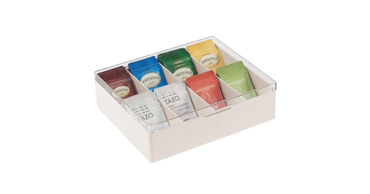 mDesign Tea Storage Organizer Box Best Organizing Products Under 25