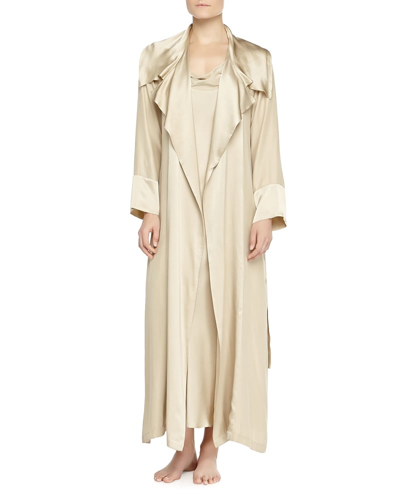 Donna Karan Glamour Washed Silk Robe