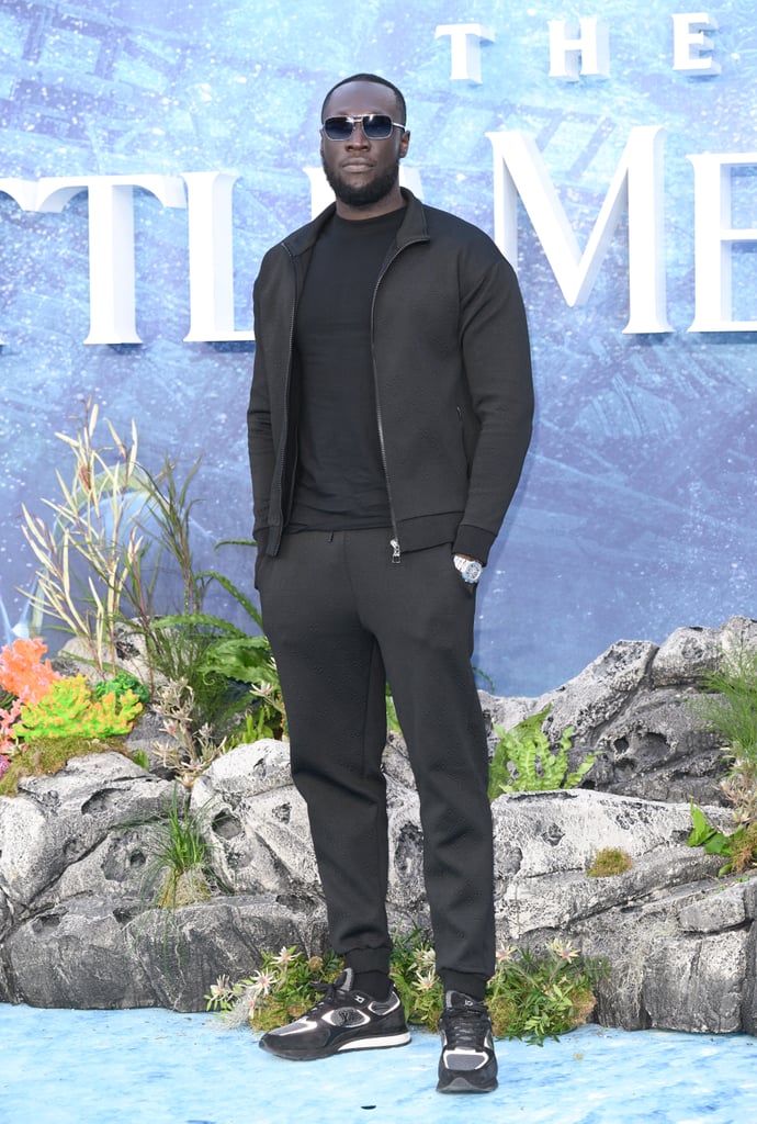 Stormzy at "The Little Mermaid" Premiere in London