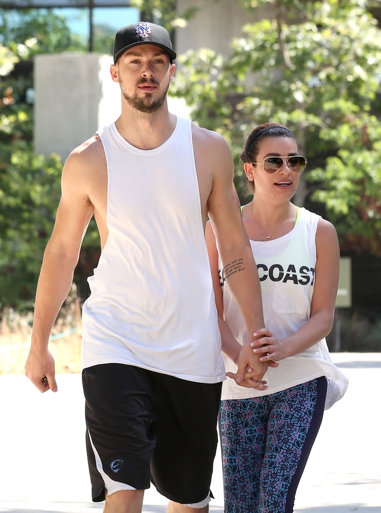 Lea Michele and Matthew Paetz started their weekend off with a Saturday morning hike in LA.
