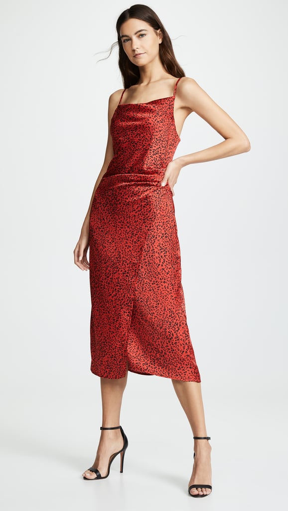 re:named Leopard Slip Dress