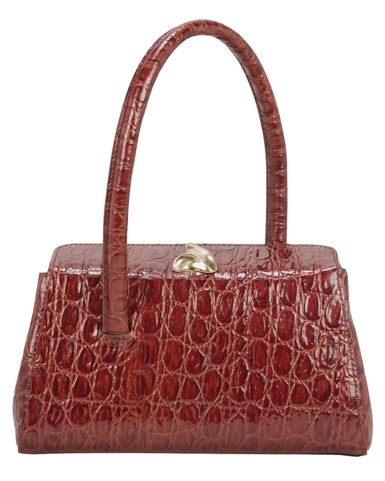 Little Liffner Baby Boss Croc-Embossed Leather Bag