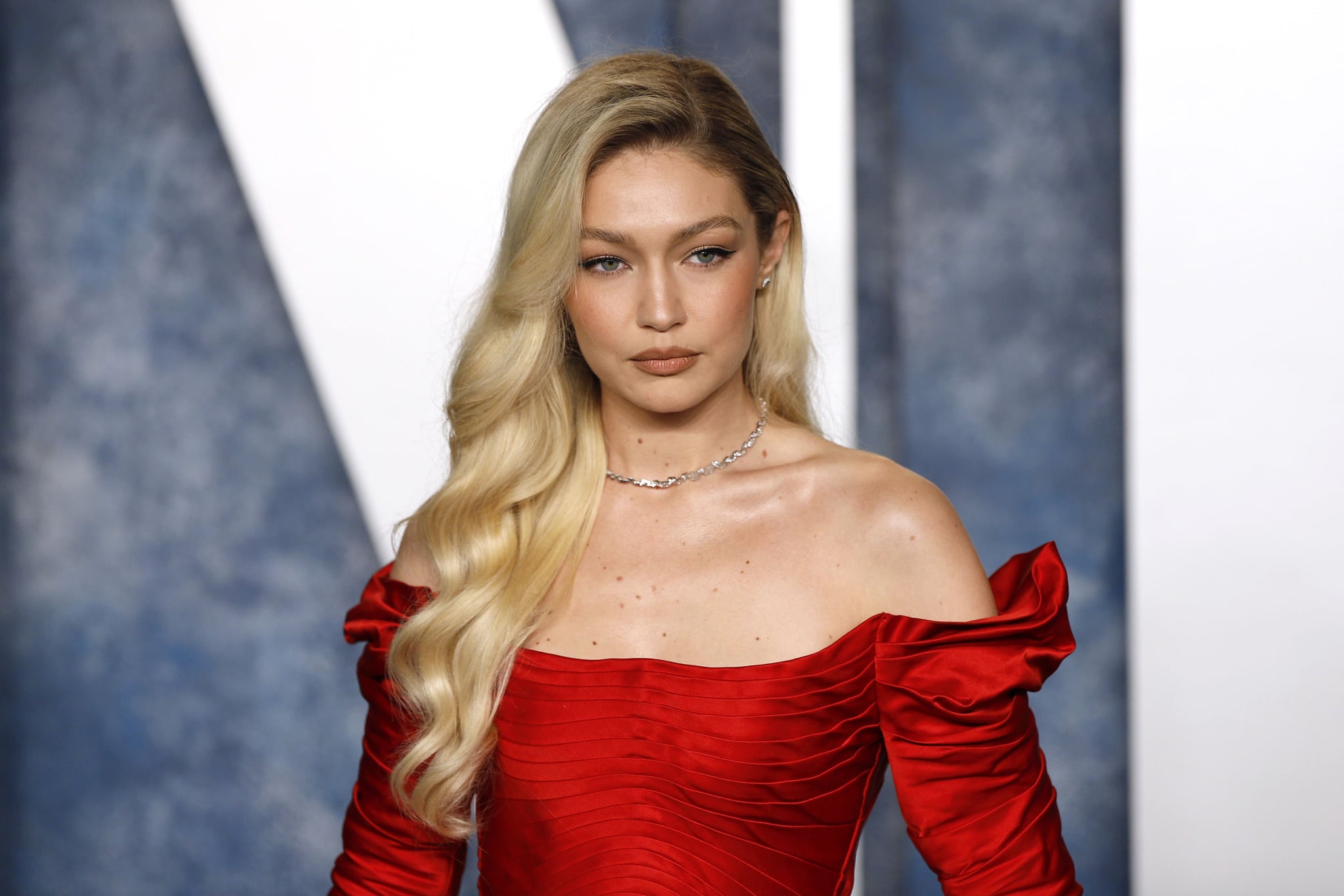 BEVERLY HILLS, CA - MARCH 12: Gigi Hadid attends 2023 Vanity Fair Oscar After Party Arrivals at Wallis Annenberg Centre for the Performing Arts on March 12, 2023 in Beverly Hills, California. (Photo by Robert Smith/Patrick McMullan via Getty Images)