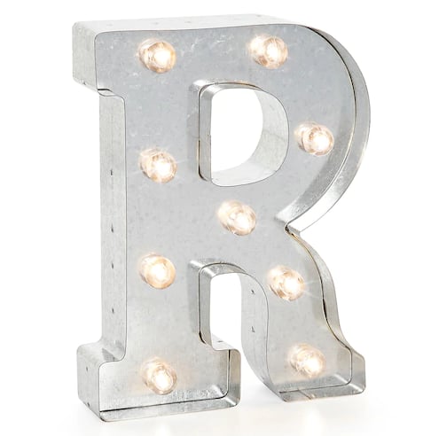 Darice Silver Lighted Marquee Letter