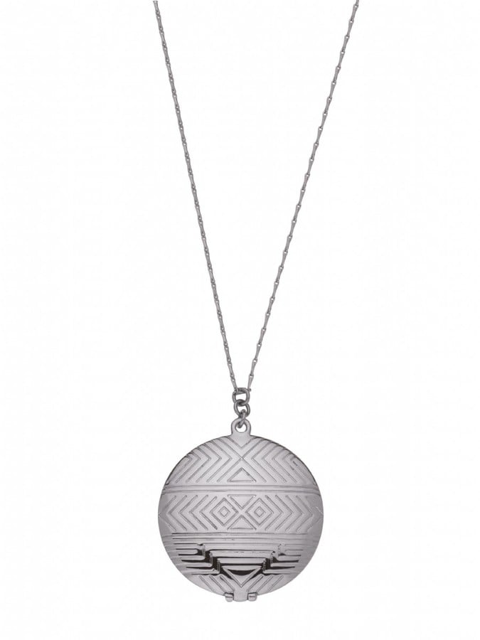 For Her: Locket Necklace Silver