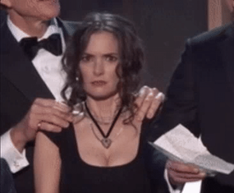 Winona Ryder Reactions at 2017 SAG Awards