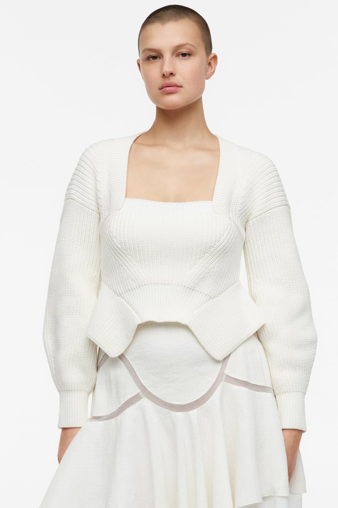 A Structured Sweater: Zara Asymmetrical Sweater Limited Edition
