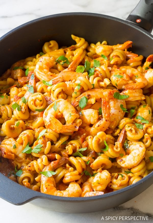 Shrimp Fra Diavolo Pasta