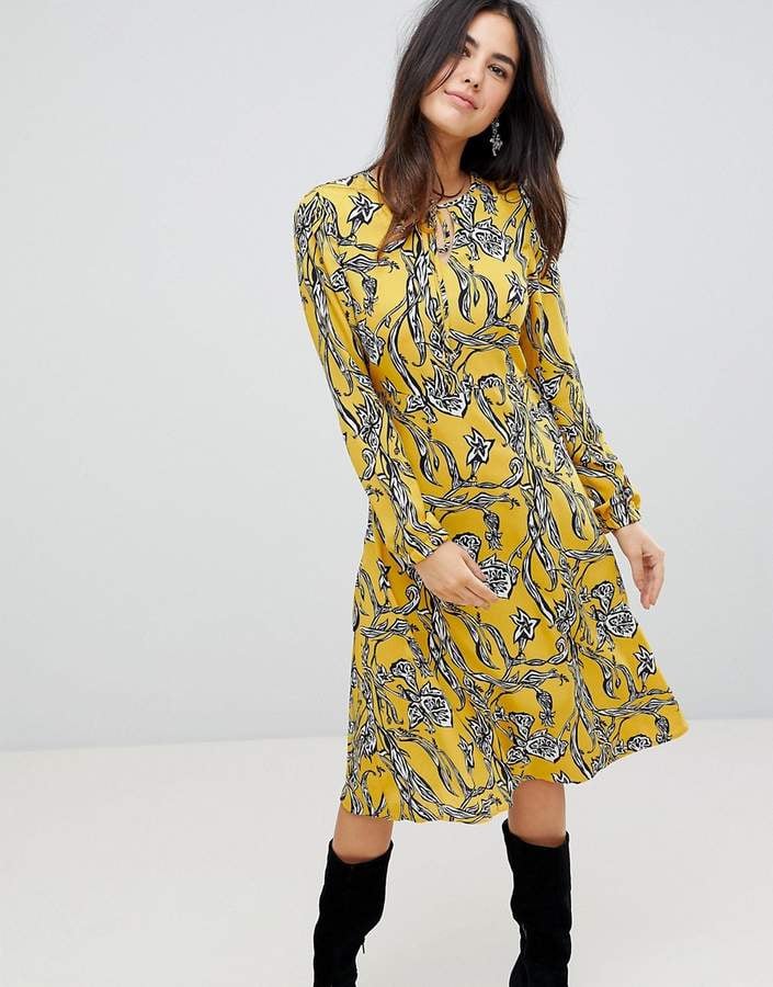 AX Paris Floral Print Midi Dress