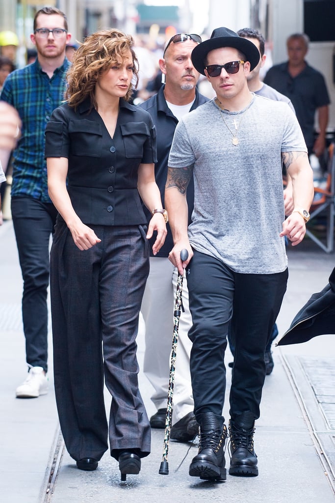 Jennifer Lopez and Casper Smart in New York City July 2016