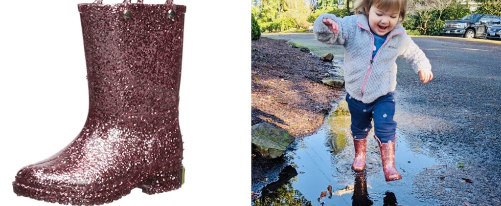 Cute Glitter Rain Boots For Toddlers