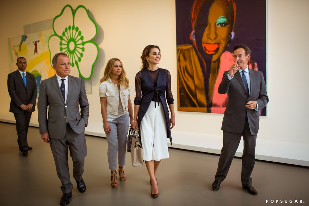 Queen Rania's Style in Paris