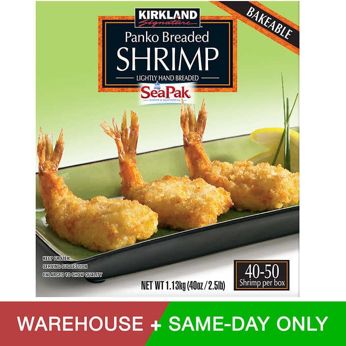 Kirkland Signature Panko Breaded Shrimp