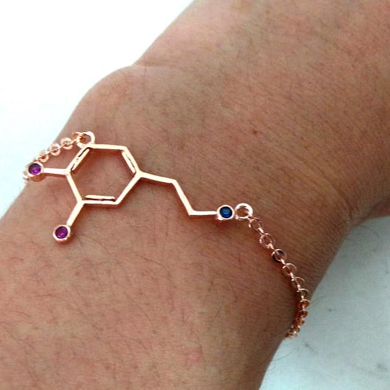dopamine molecule bracelet