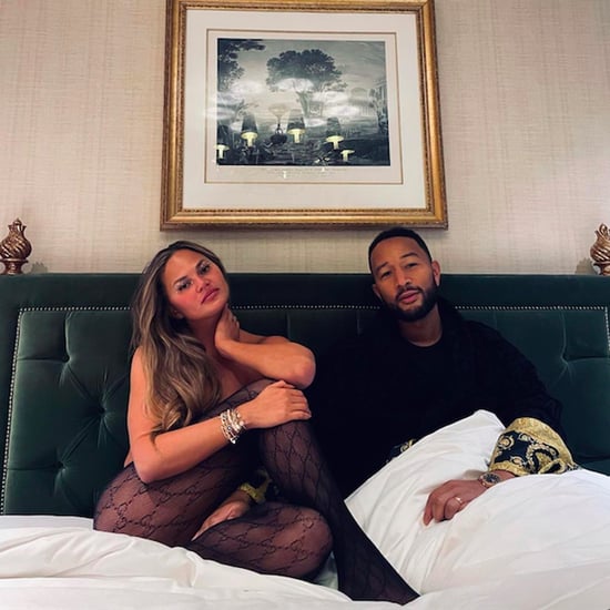 Chrissy Teigen Won't Stop Wearing Her Gucci Tights