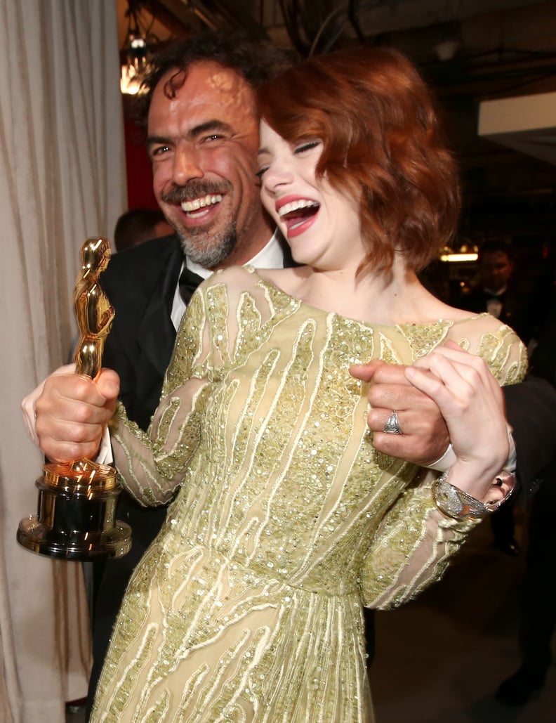 Emma Stone and Alejandro González Iñárittu