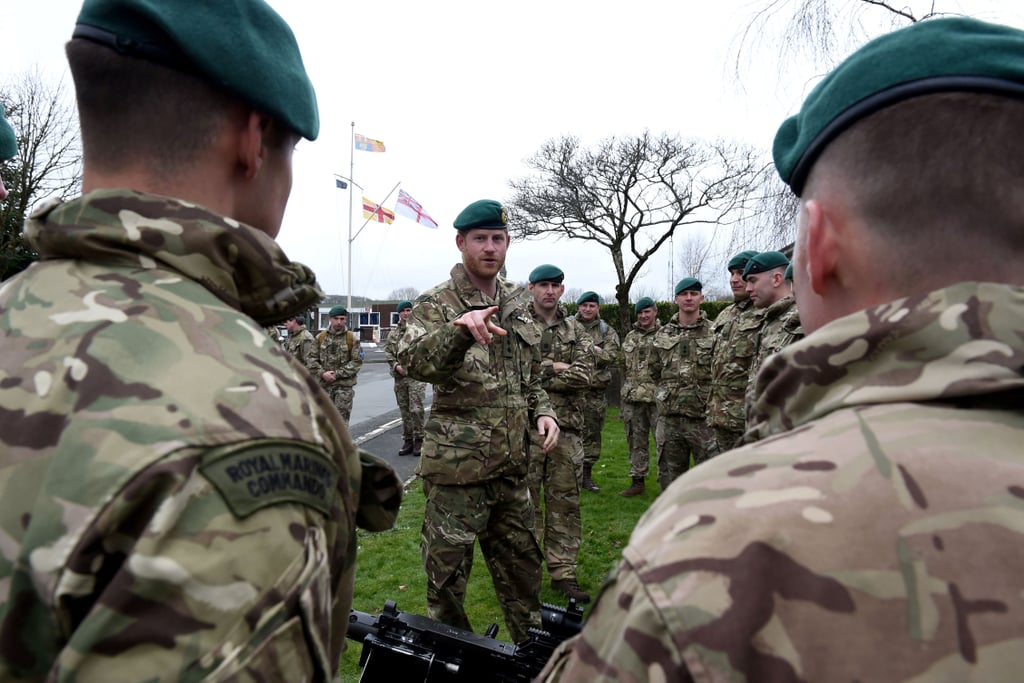 Prince Harry in Uniform at Green Beret Presentation 2019