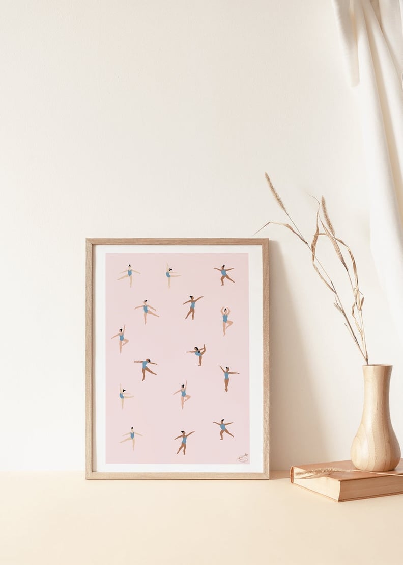 Dancers in Blue Giclee Print