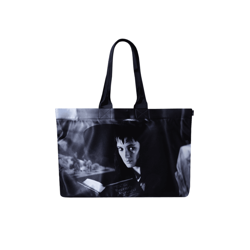 Dumbgood Beetlejuice Big Print Tote Bag