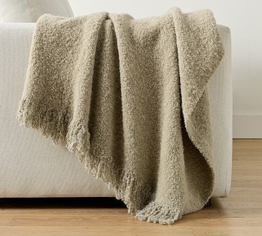 Pottery Barn Bouclé Knit Throw