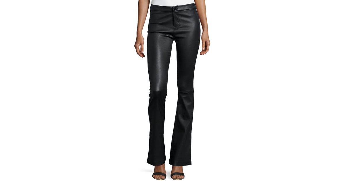 J Brand Flared Leather Pants ($1,278) | Fall Denim Trends 2015 ...