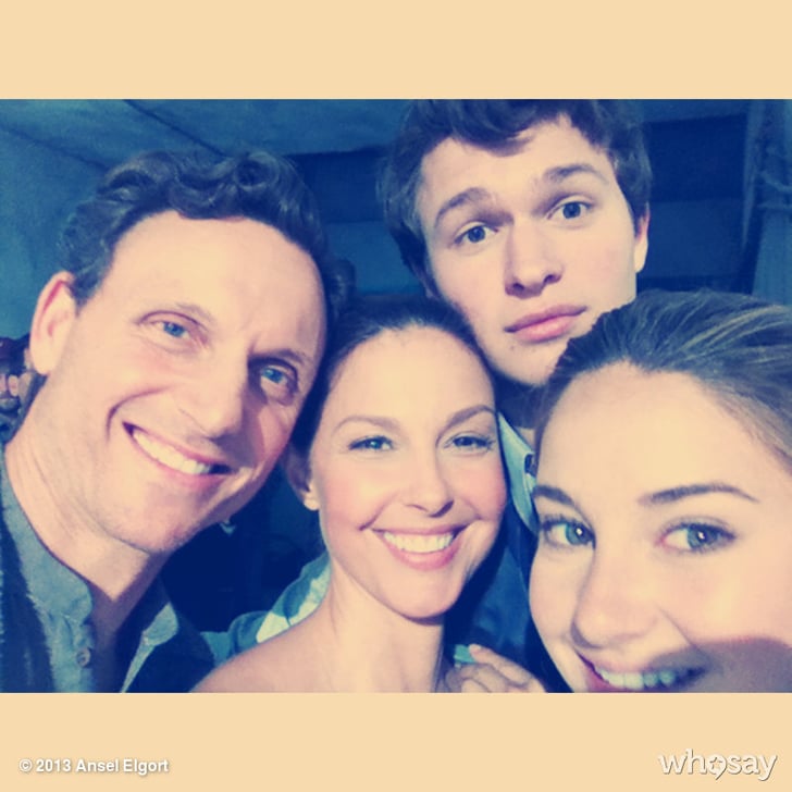 Ansel Elgort, who plays Caleb Prior in the movie, shared