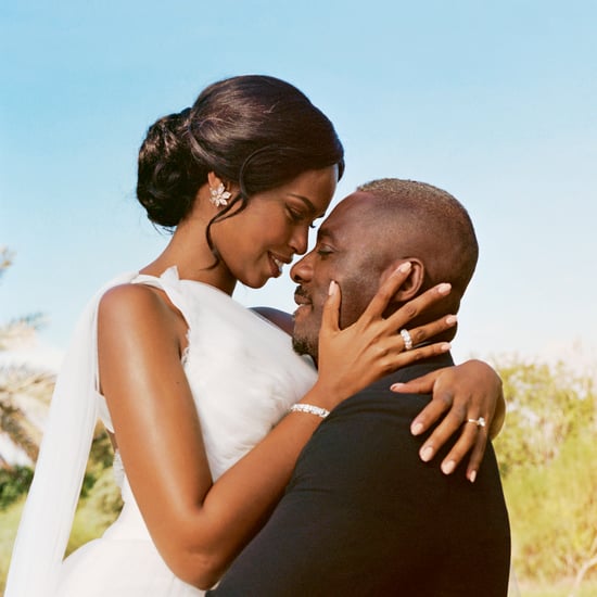 Sabrina Dhowre's Vera Wang Wedding Dress With Idris Elba