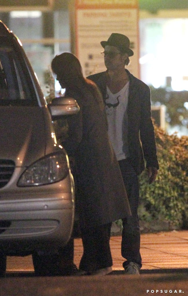 Brad Pitt and Angelina Jolie Land in London | Pictures