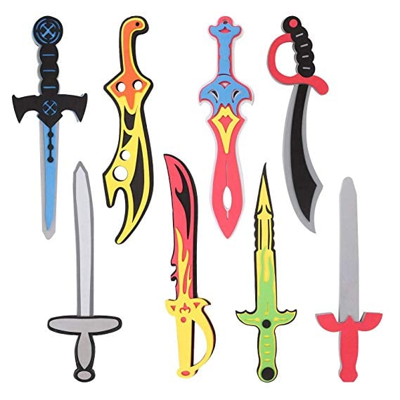 Liberty Imports Foam Variety Sword Pack