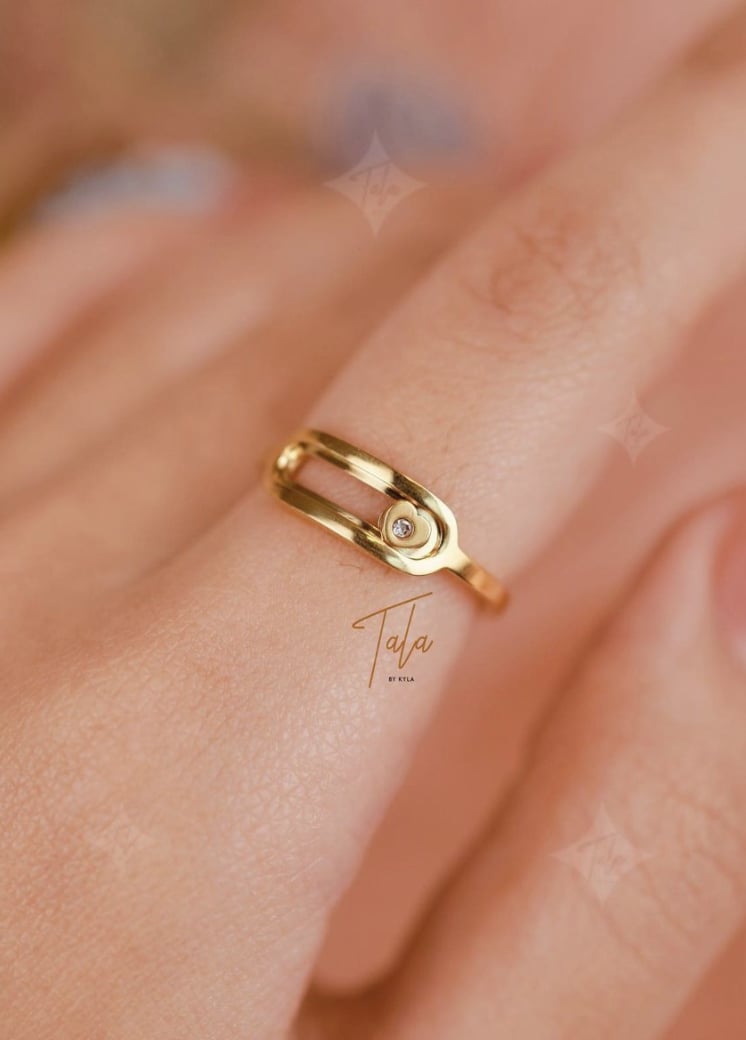 A Sliding Fidget Ring: Tala by Kyla Self-love Ring