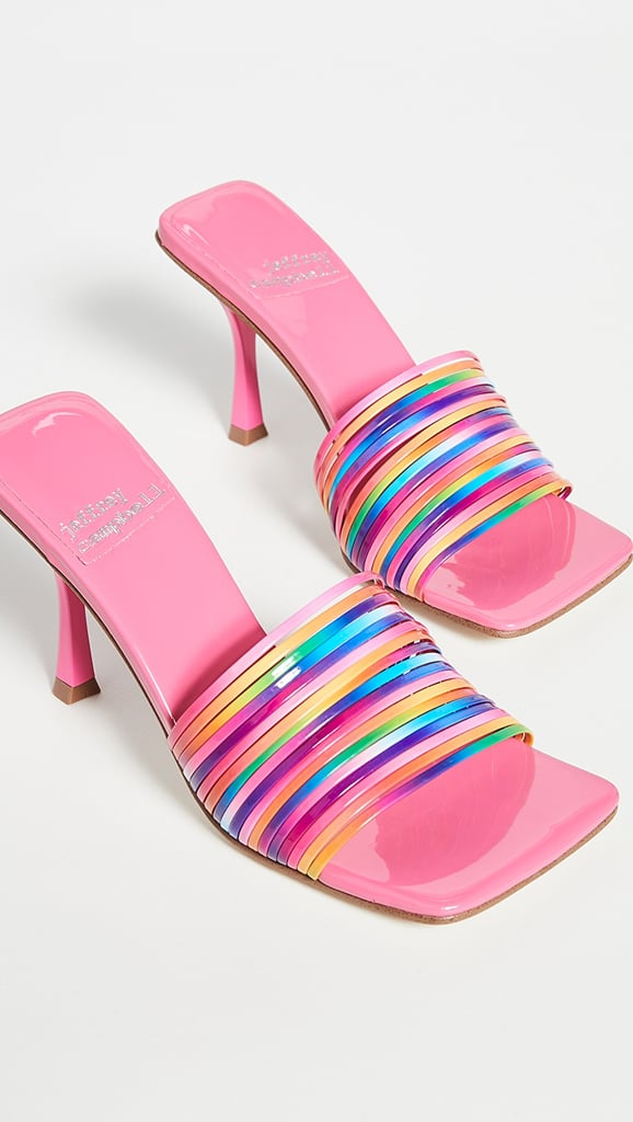 jeffrey campbell pink mules