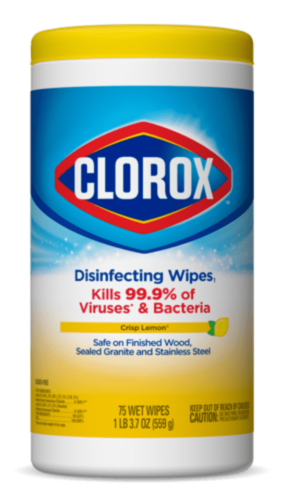 For Keeping the House Clean: Clorox Disinfecting Wipes Multi-Surface Cleaning Wipes