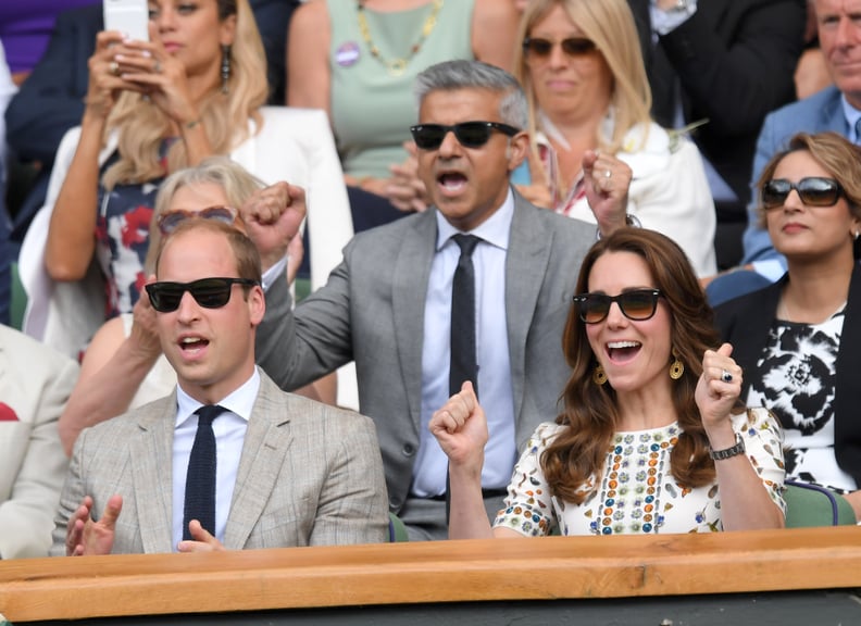 Kate and Will at Wimbledon 2016