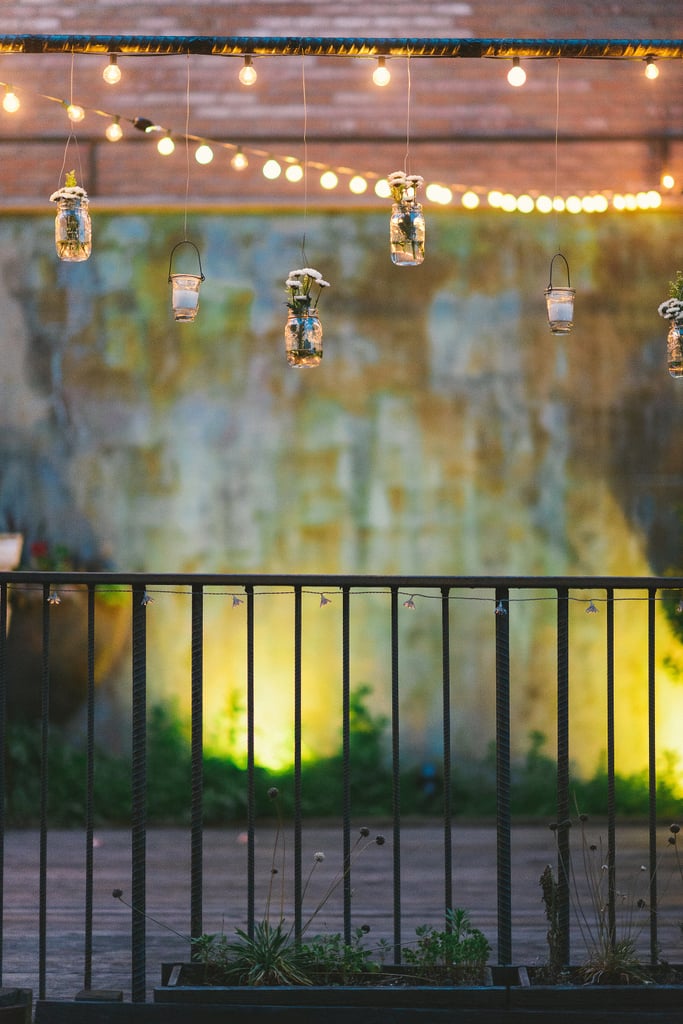 DIY Hanging Mason Jar Lanterns